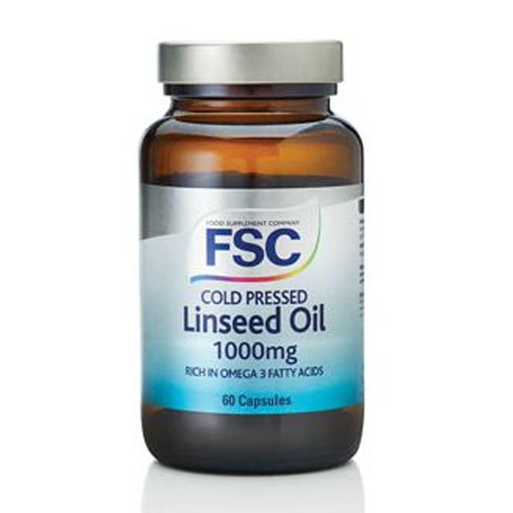 Cold Pressed Linseed Oil 1000mg 60 caps