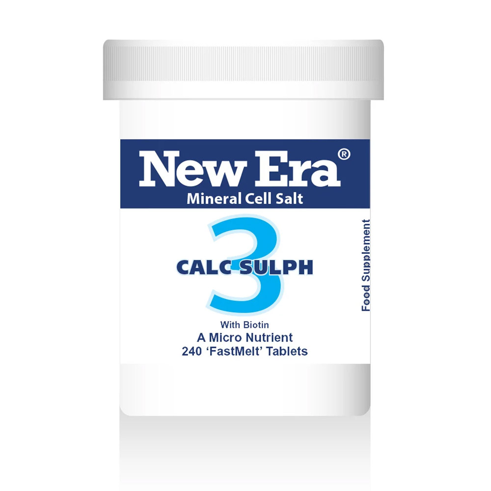 New Era No.3 Calc. Sulph. 240 tabs